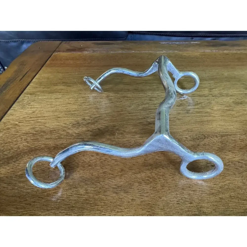 Western S-Shank Horse Bit 5-Inch Low Port Curb